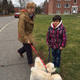 Barbara Basille accompanying Alaa on one of many trips to an audiology specialist in Ottawa. Born with a significant hearing loss, Alaa received hearing aids after arriving in Canada and was able to hear for the first time.